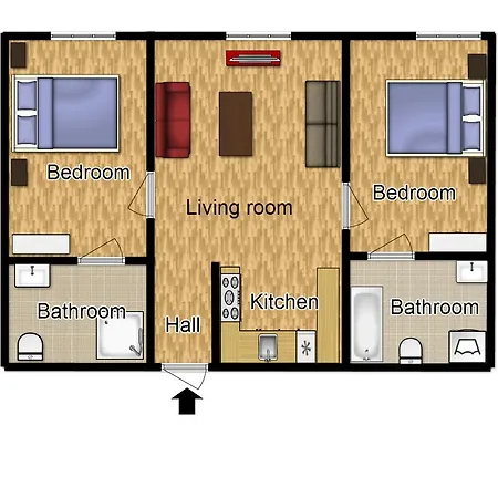 Modern Opatovicka Lejlighed